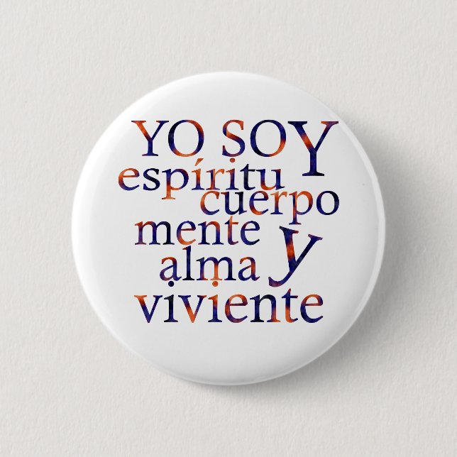 Jag är Spirit Body Esp Knapp (Framsida)