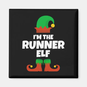 Jag är Springerna Elf-familjen Pajama-julfonen R Magnet