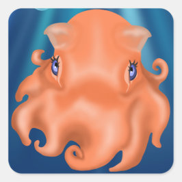 Jag är Squishy Fyrkantigt Klistermärke