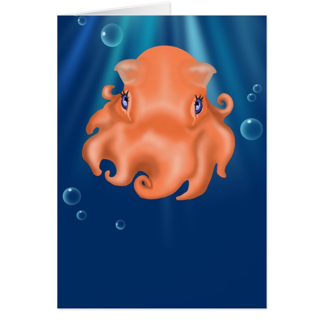 Jag är Squishy Hälsningskort (Framsidan)