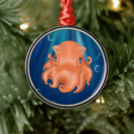 Jag är Squishy Julgransprydnad Metall