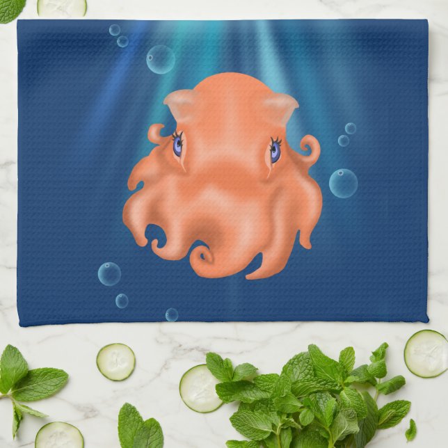 Jag är Squishy Kökshandduk (Vikta)