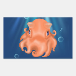 Jag är Squishy Rektangulärt Klistermärke