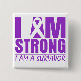 Jag är stark - jag är en överlevande - Lupus Knapp