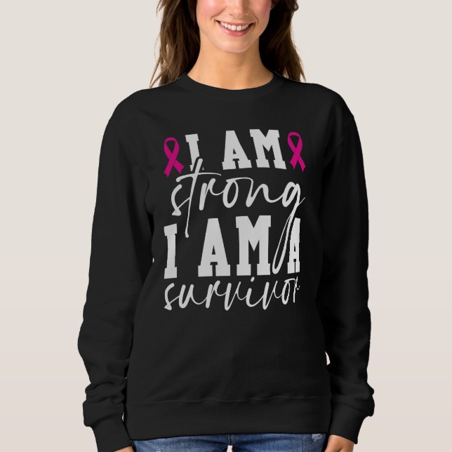 Jag är stark, jag är en överlevare t shirt (Framsida)