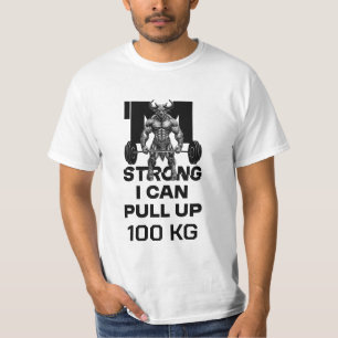Jag är stark - jag kan dra upp t shirt