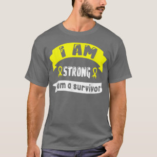 Jag är stark när det gäller barncancer.. Jag är en T Shirt