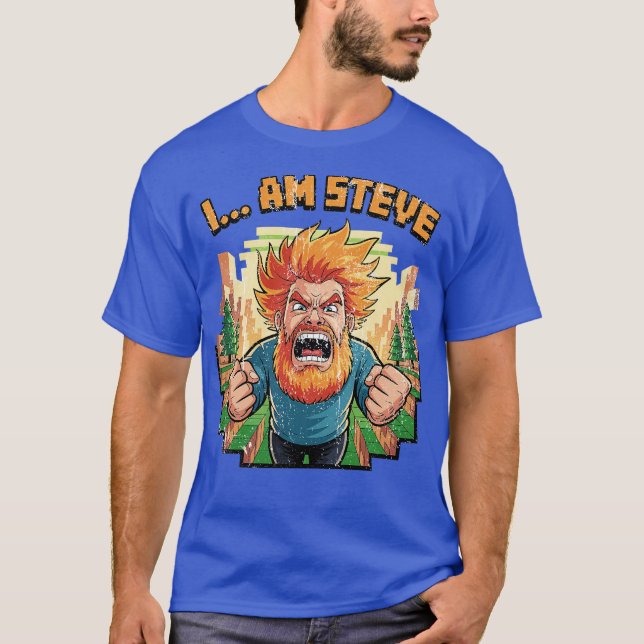 Jag... Är Steve Minecraft T Shirt (Framsida)