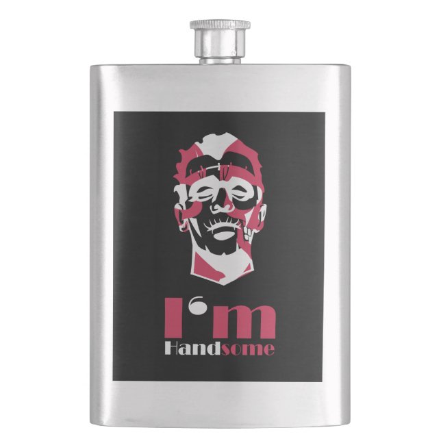 Jag är stilig abstrakt ansikte Fodral-Mate iphone  Fickplunta (Framsidan)