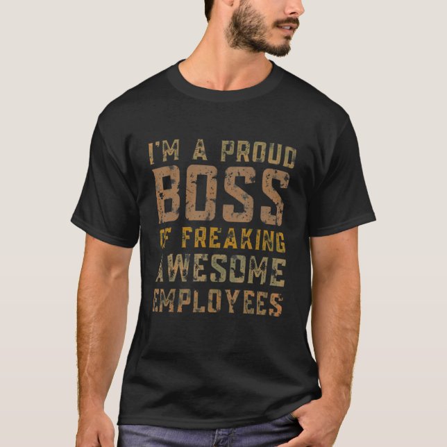 Jag är stolt Chef över att frigöra Fantastisk anst T Shirt (Framsida)
