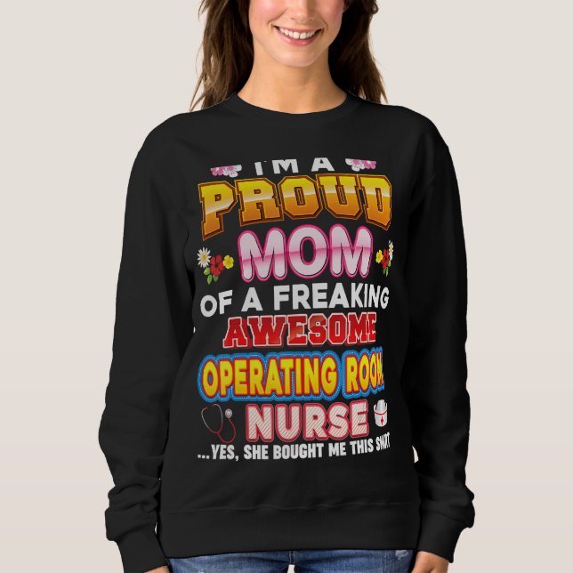 Jag är stolt Mamma över att operationssalar... T Shirt (Framsida)