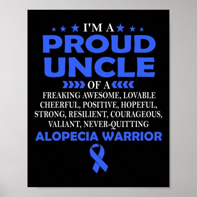 Jag är stolt över Alopecias krigare... Poster (Framsidan)