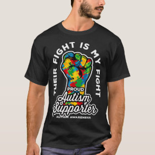 Jag är stolt över att ha stött deras kamp. t shirt