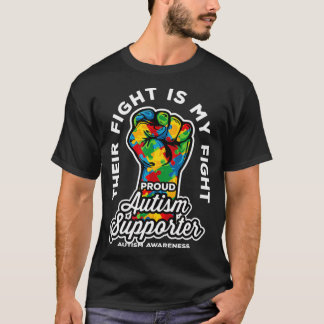 Jag är stolt över att ha stött deras kamp. t shirt