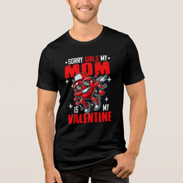 Jag är stolt över att Mamma är min hjärtans dag. T Shirt (Framsida)