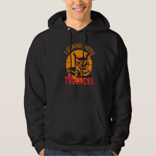 Jag är stolt över att stödja Lastbil D Hoodie