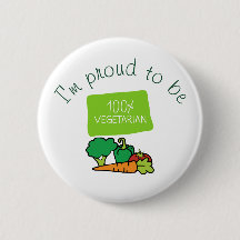 Jag är stolt över att vara 100% vegetarian