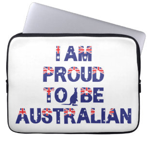 Jag är stolt över att vara australisk laptop fodral