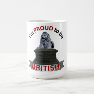 Jag är stolt över att vara brittisk kaffemugg