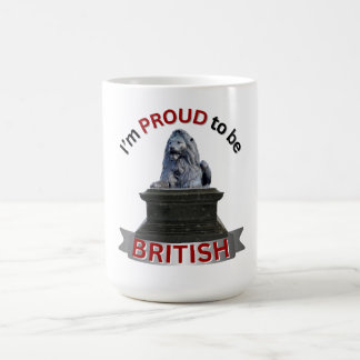 Jag är stolt över att vara brittisk kaffemugg