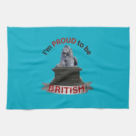 Jag är stolt över att vara brittisk kökshandduk