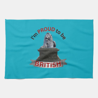 Jag är stolt över att vara brittisk kökshandduk