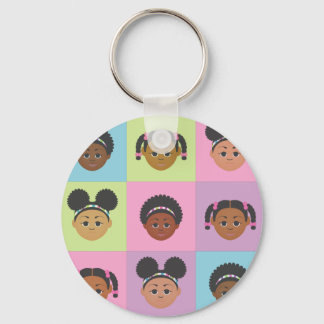 Jag är stolt över att vara naturlig mig! nyckelring