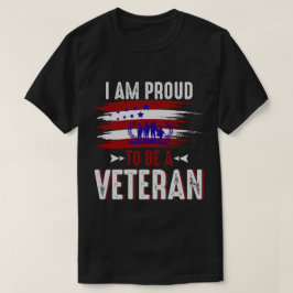 Jag är stolt över att vara Veteran Gift, Veterans  T Shirt