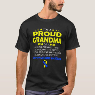 Jag är stolt över DOWN SYNDROME-krigare för att sk T Shirt