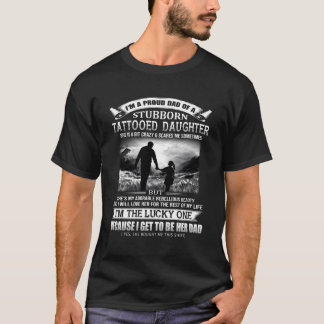 Jag är stolt över en Pappa av en envis, toedad dot T Shirt