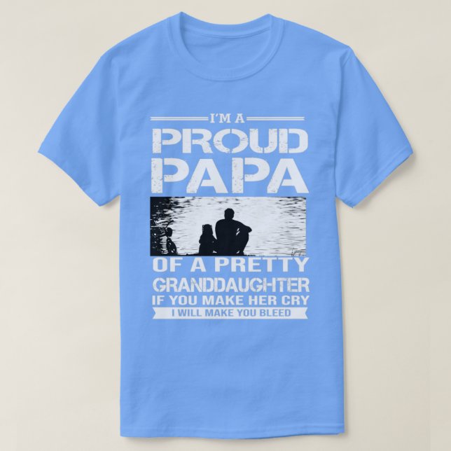 Jag är stolt över en Söts Pappa T Shirt (Design framsida)
