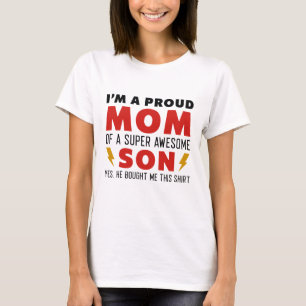 Jag är stolt över en Toppen-son Mamma T Shirt