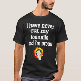 Jag är stolt över Lång Nagel. T Shirt