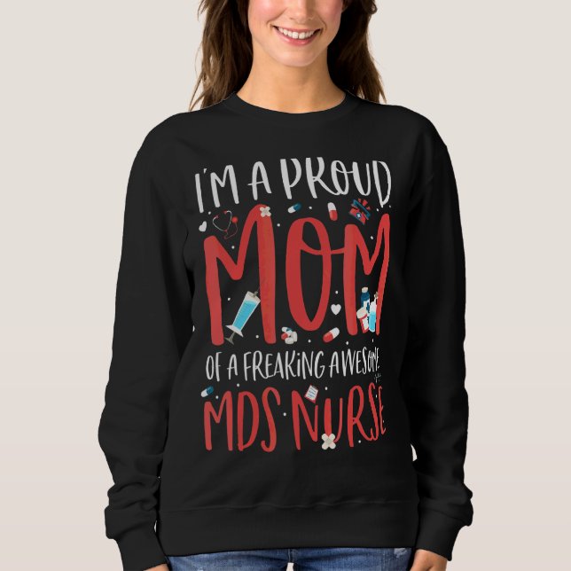 Jag är stolt över Mamma på en häftig Fantastisk Md T Shirt (Framsida)