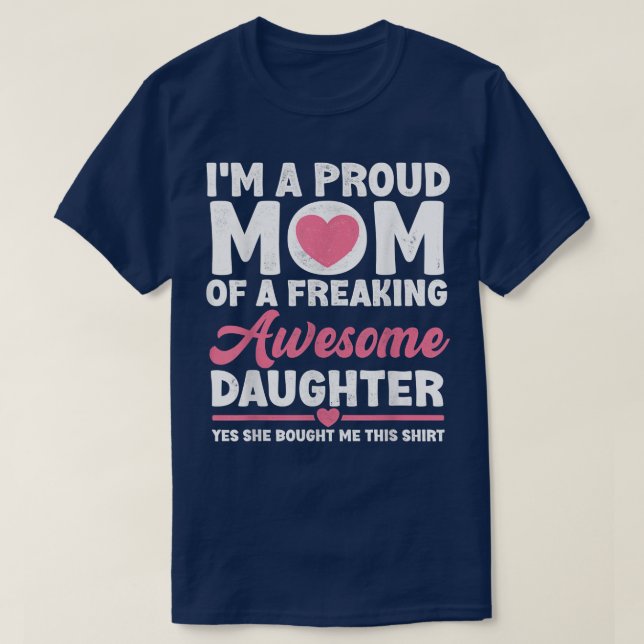 Jag är stolt över Mamma Tee från dotterfonen Mammo (Design framsida)