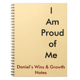 Jag är stolt över min Anpassningsbar känslomässiga Anteckningsbok