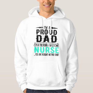 Jag är stolt över Pappa i en frack Fantastisk Nurs Hoodie