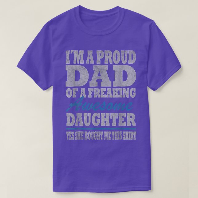 Jag är stolt över Pappa Tee från dotterfonen Far D (Design framsida)