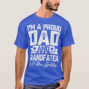 Jag är stolt Pappa och morfar jag Elak farfar T Shirt
