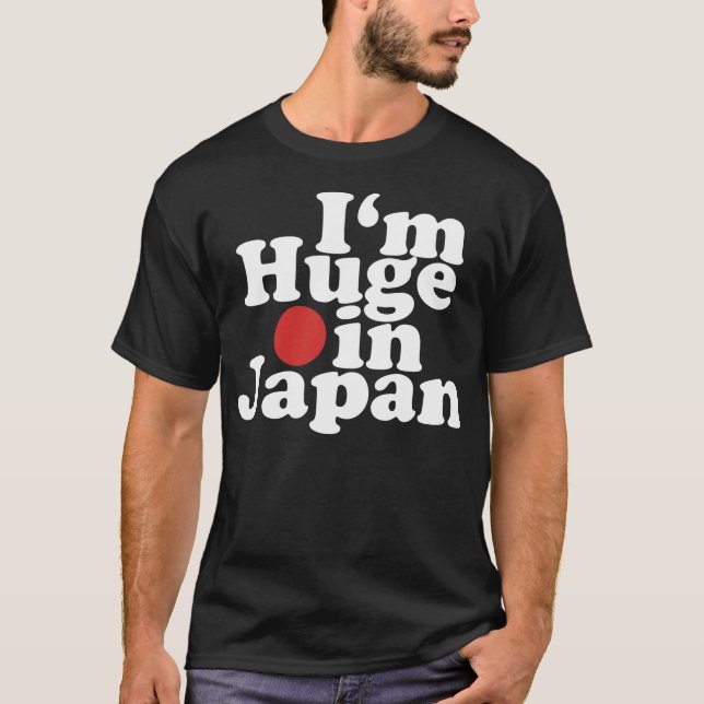 Jag är stor i Japan (Mörk) T Shirt (Framsida)