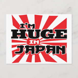 Jag är stor i Japan Vykort