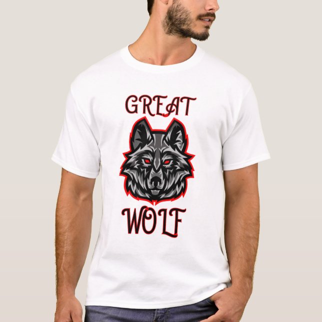 Jag Är Stor Varg T Shirt (Framsida)