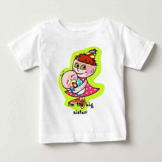 Jag är storasyster! tee (Framsida)