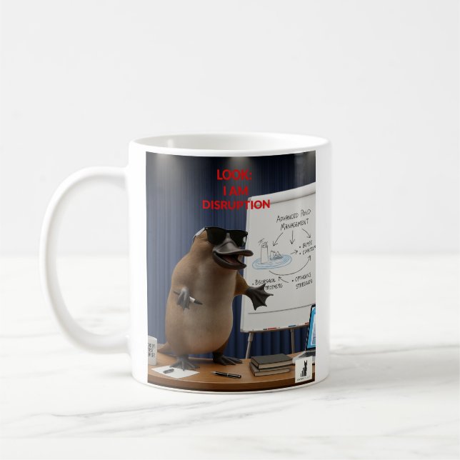 Jag är störd kaffemugg (Vänster)