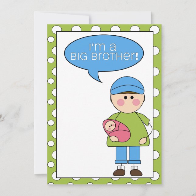 Jag är storebror (flicka). meddelande (Framsida)