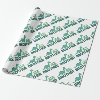 Jag är storebror söt dinosauris tecknad presentpapper