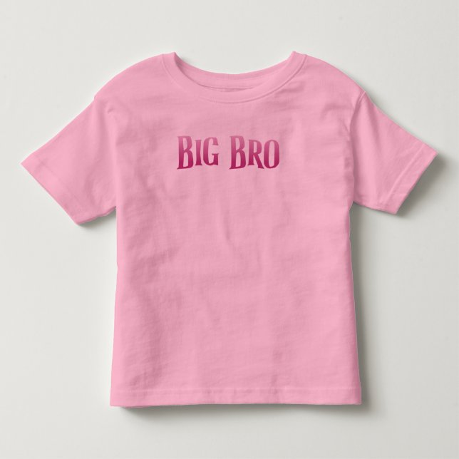 Jag är storebror söt rosa älskande barn t shirt (Framsida)