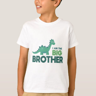 Jag är storebror tecknad dinosauer t shirt