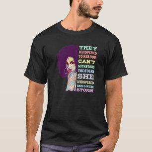 Jag är Storm Afro American Pride Black History T Shirt