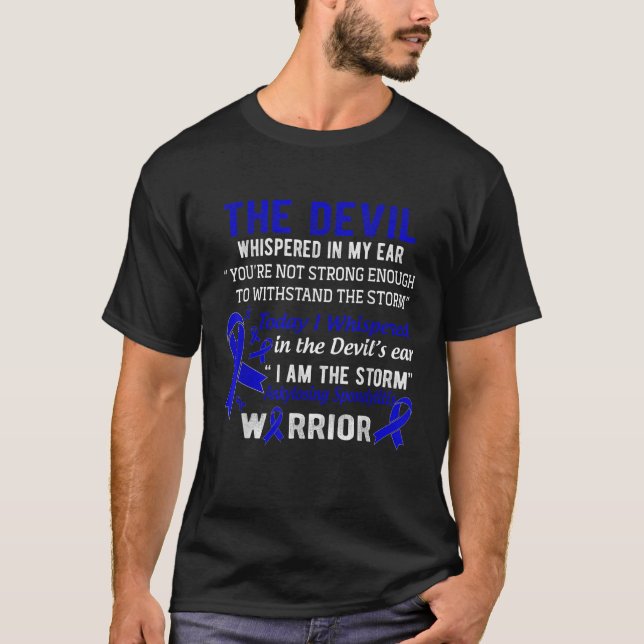 Jag är Storm Ankylosing Spondylitis Warrior T Shirt (Framsida)